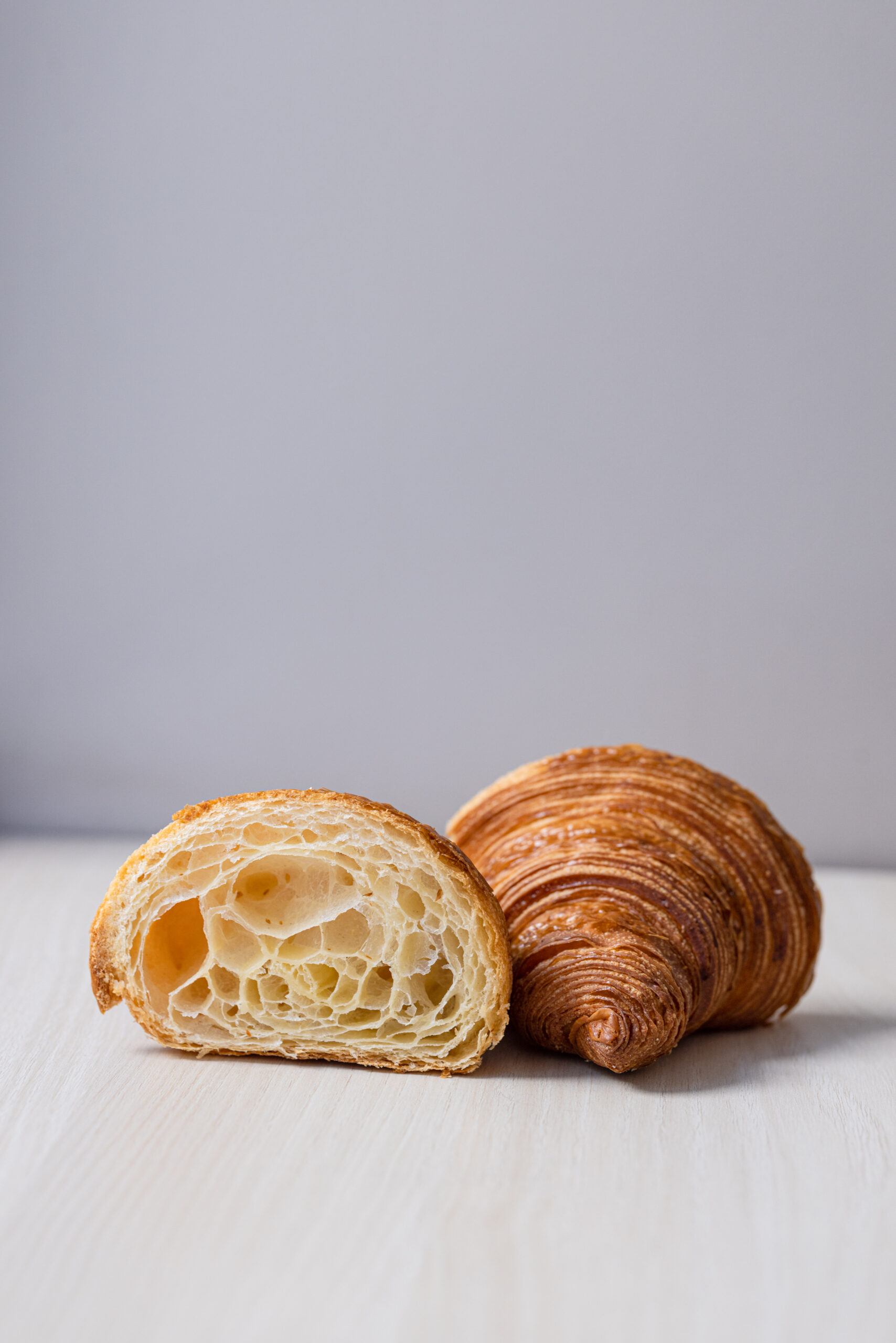 Un croissant de la boulangerie des Frères Barioz, élu meilleur croissant du Rhône 2021.